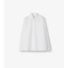 Camisas oversize de popelín de algodón