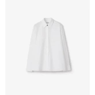 Camisas oversize de popelín de algodón