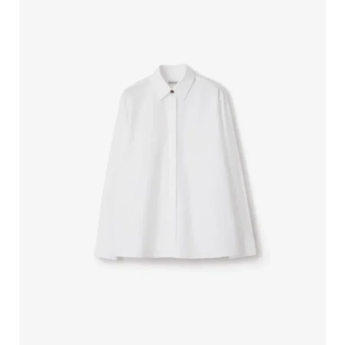 Camisas oversize de popelín de algodón