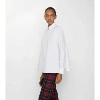 Camisas oversize de popelín de algodón