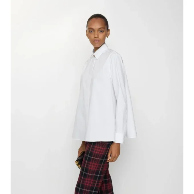 Camisas oversize de popelín de algodón