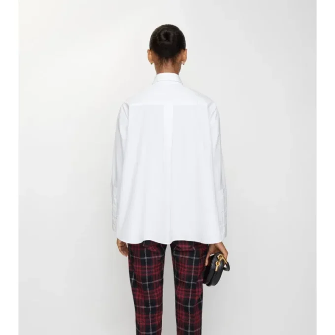 Camisas oversize de popelín de algodón