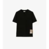 Camiseta de algodón Check Label