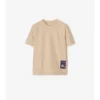 Camiseta de algodón Check Label