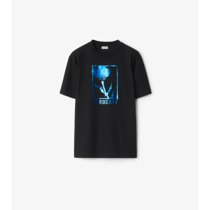 Camiseta de algodón con cardo