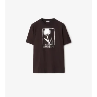 Camiseta de algodón con cardo