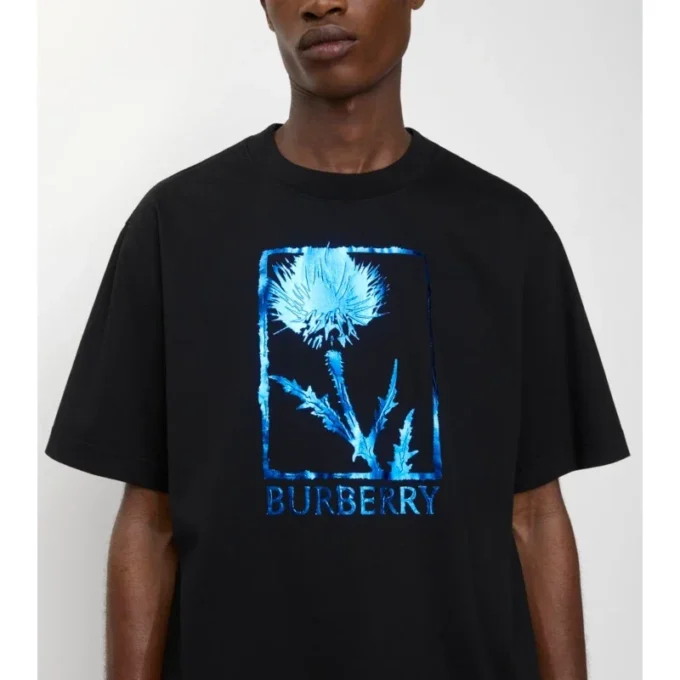 Camiseta de algodón con cardo