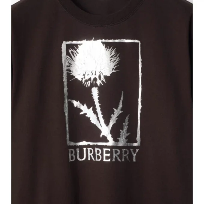 Camiseta de algodón con cardo