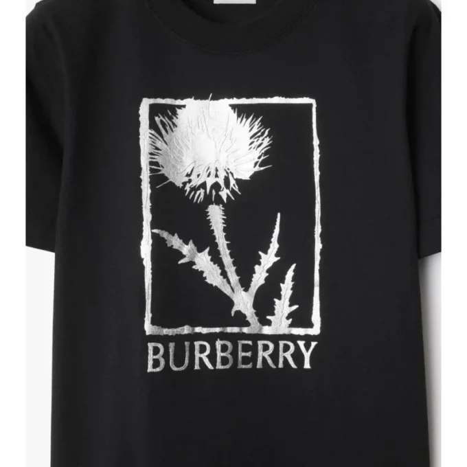 Camiseta de algodón con cardo
