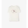 Camiseta de algodón con estampado de caballero