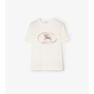 Camiseta de algodón con estampado de caballero