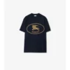 Camiseta de algodón con estampado de caballero
