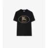 Camiseta de algodón con estampado de caballero