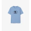 Camiseta de algodón con estampado de caballero