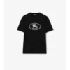 Camiseta de algodón con estampado de caballero