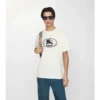 Camiseta de algodón con estampado de caballero