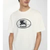 Camiseta de algodón con estampado de caballero