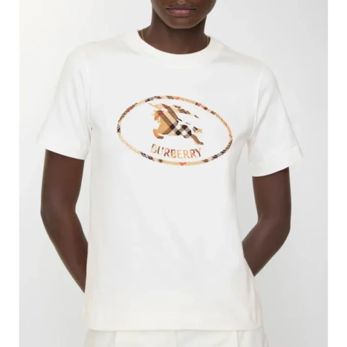 Camiseta de algodón con estampado de caballero