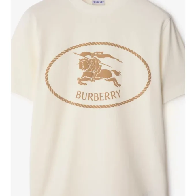 Camiseta de algodón con estampado de caballero