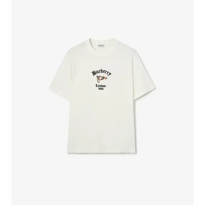 Camiseta de algodón con estampado de cuadros