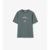 Camiseta de algodón con estampado de cuadros