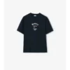 Camiseta de algodón con estampado de cuadros