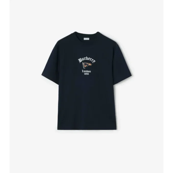 Camiseta de algodón con estampado de cuadros