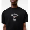 Camiseta de algodón con estampado de cuadros