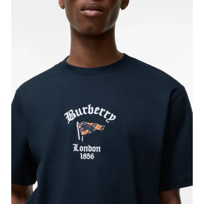 Camiseta de algodón con estampado de cuadros
