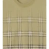Camiseta de algodón con estampado de cuadros degradado
