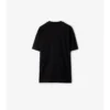 Camiseta de algodón con estampado de cuadros y bolsillo