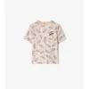 Camiseta de algodón con estampado de paraguas