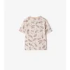 Camiseta de algodón con estampado de paraguas