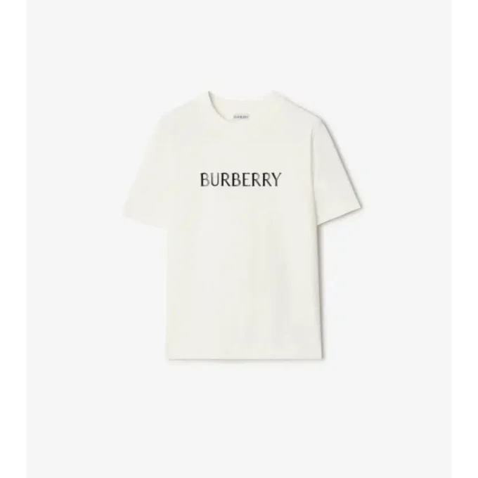 Camiseta de algodón con logotipo