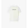 Camiseta de algodón con logotipo
