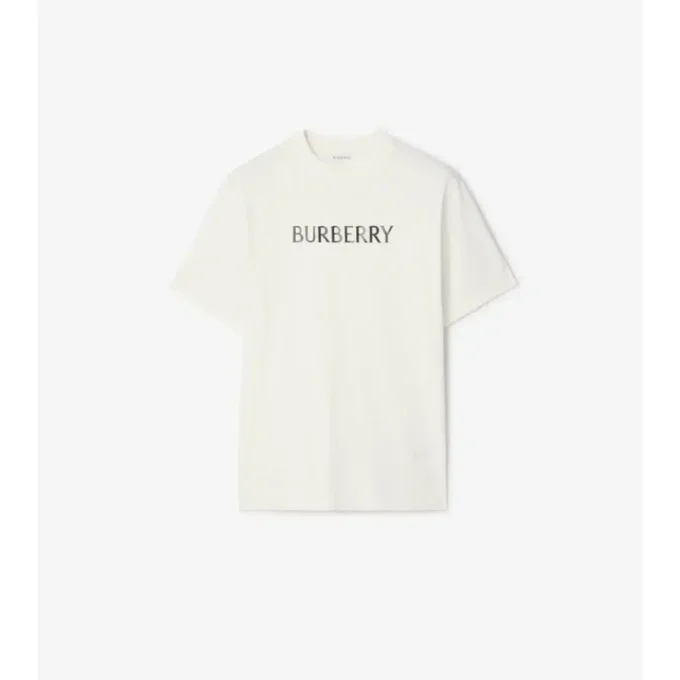 Camiseta de algodón con logotipo