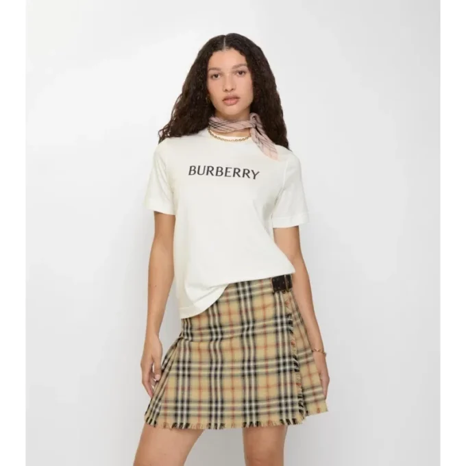 Camiseta de algodón con logotipo