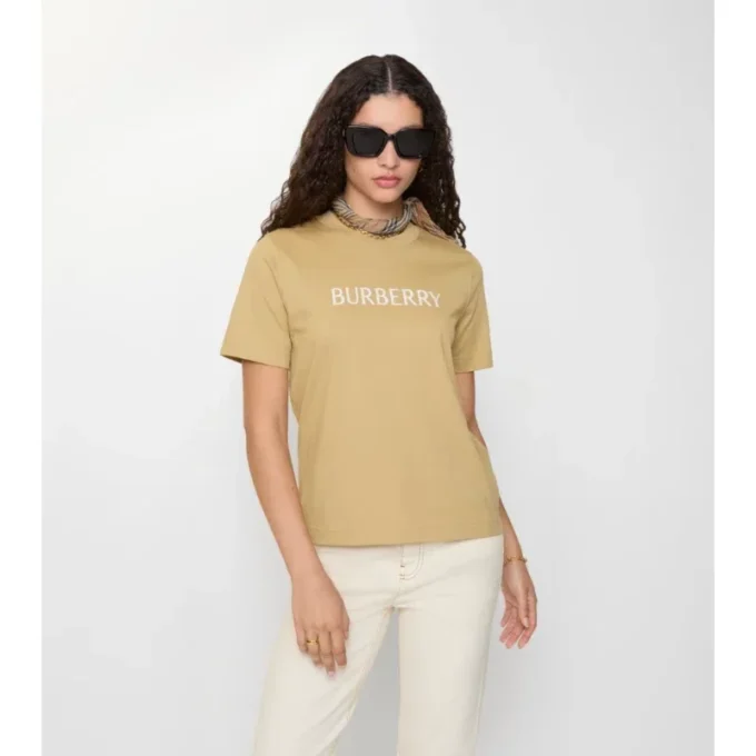Camiseta de algodón con logotipo