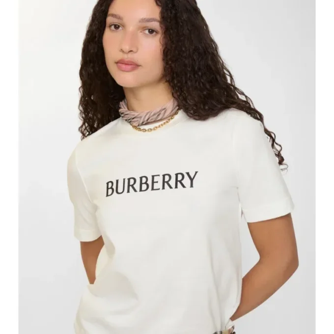 Camiseta de algodón con logotipo