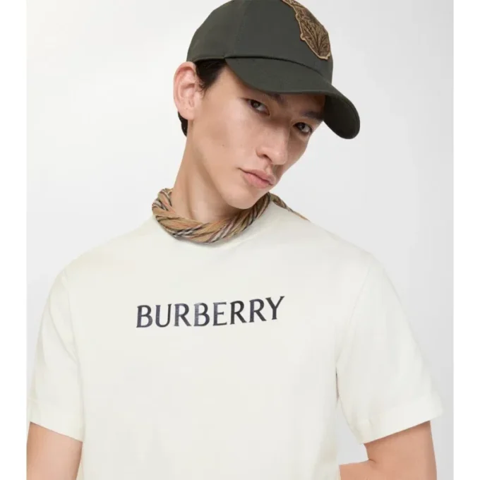 Camiseta de algodón con logotipo