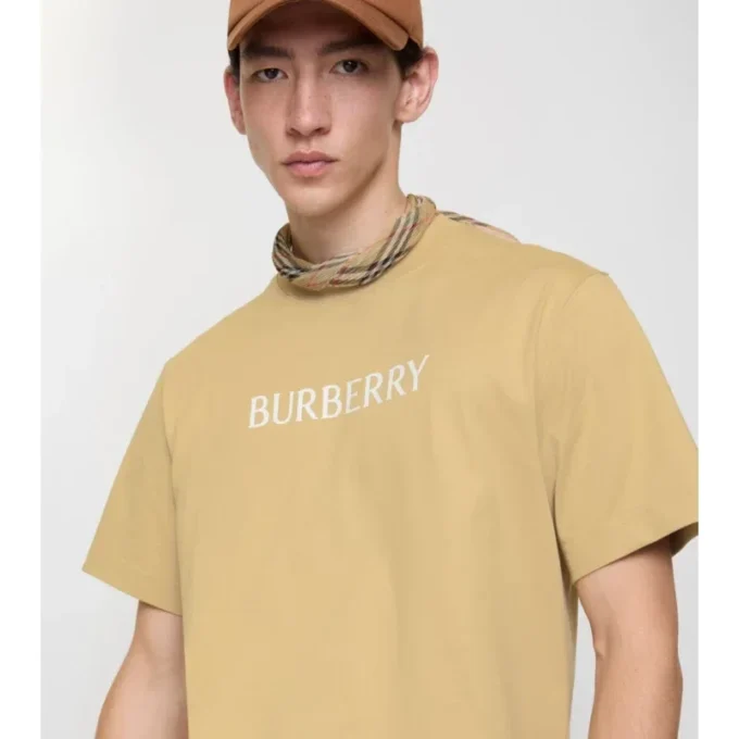 Camiseta de algodón con logotipo