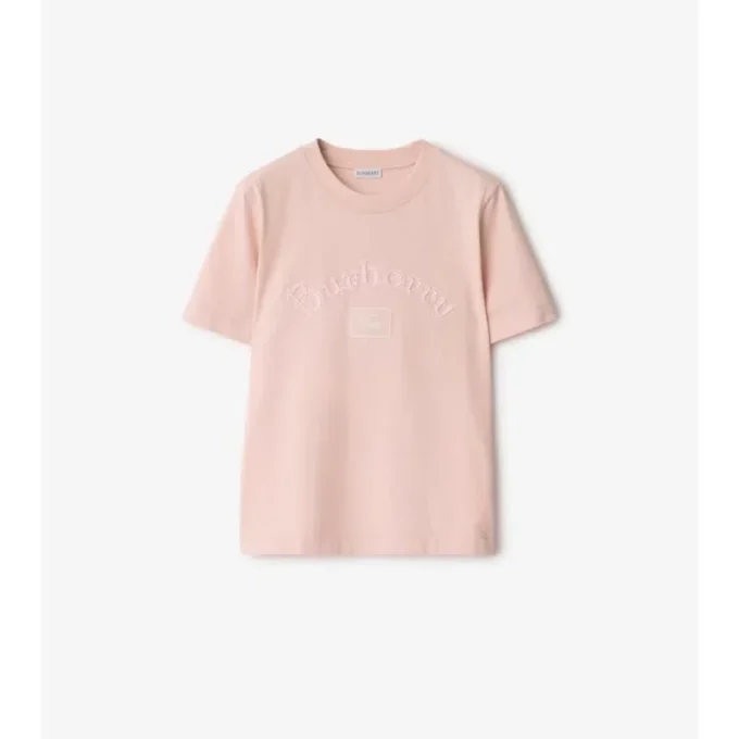 Camiseta de algodón con logotipo gótico