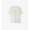 Camiseta de algodón con logotipo gótico