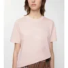 Camiseta de algodón con logotipo gótico