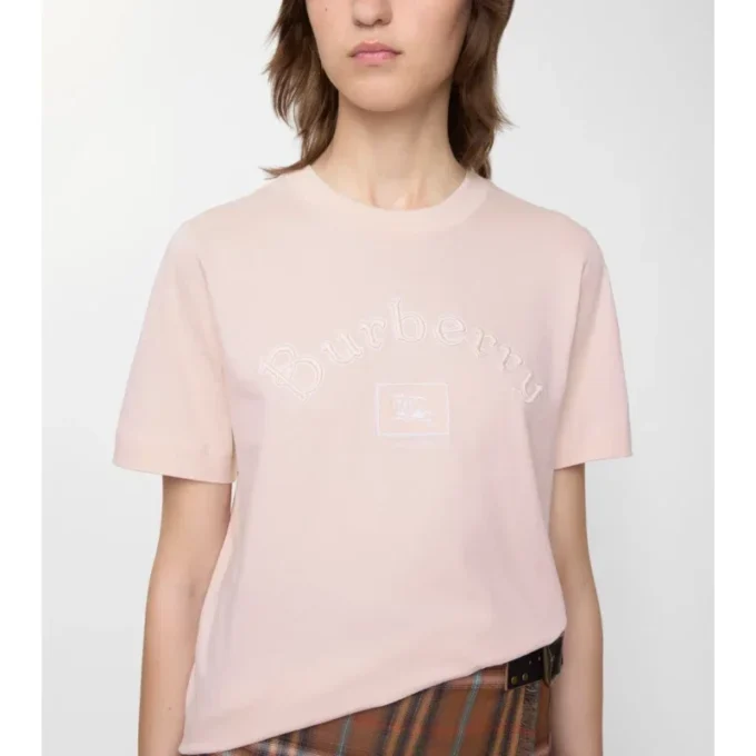 Camiseta de algodón con logotipo gótico