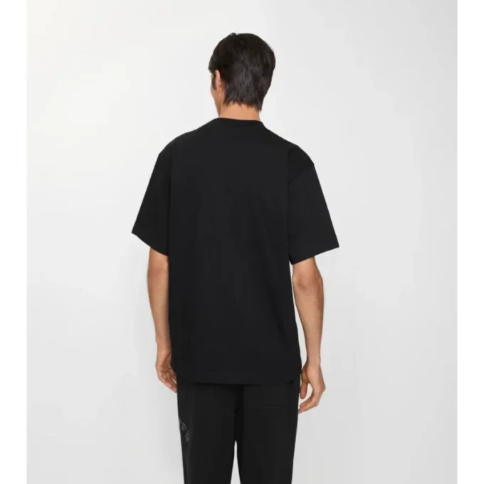 Camiseta de algodón con logotipo gótico
