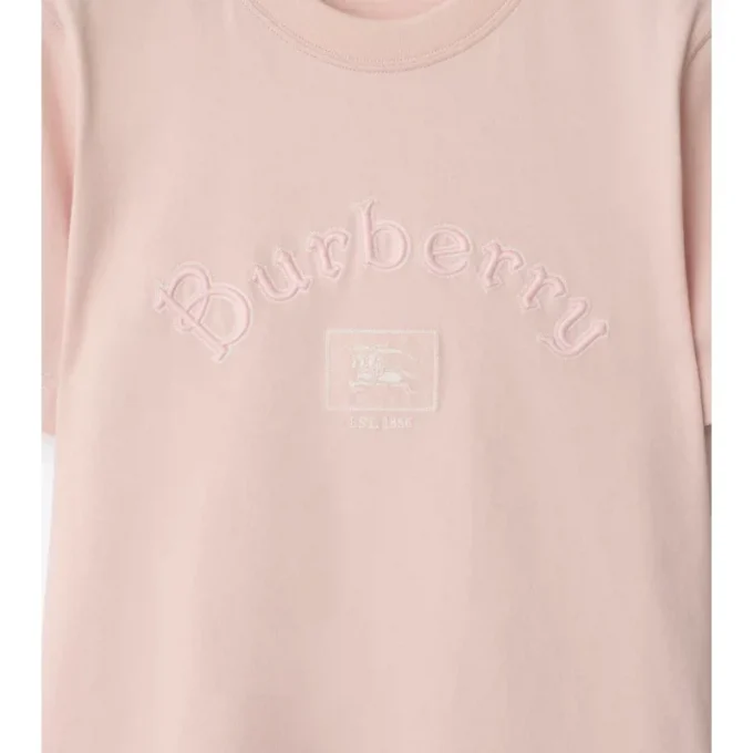 Camiseta de algodón con logotipo gótico