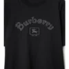 Camiseta de algodón con logotipo gótico
