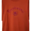 Camiseta de algodón con logotipo gótico