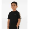 Camiseta de algodón con ribetes a cuadros